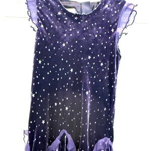 Vintage Monsoon Midnight Star velvet Kids Dress